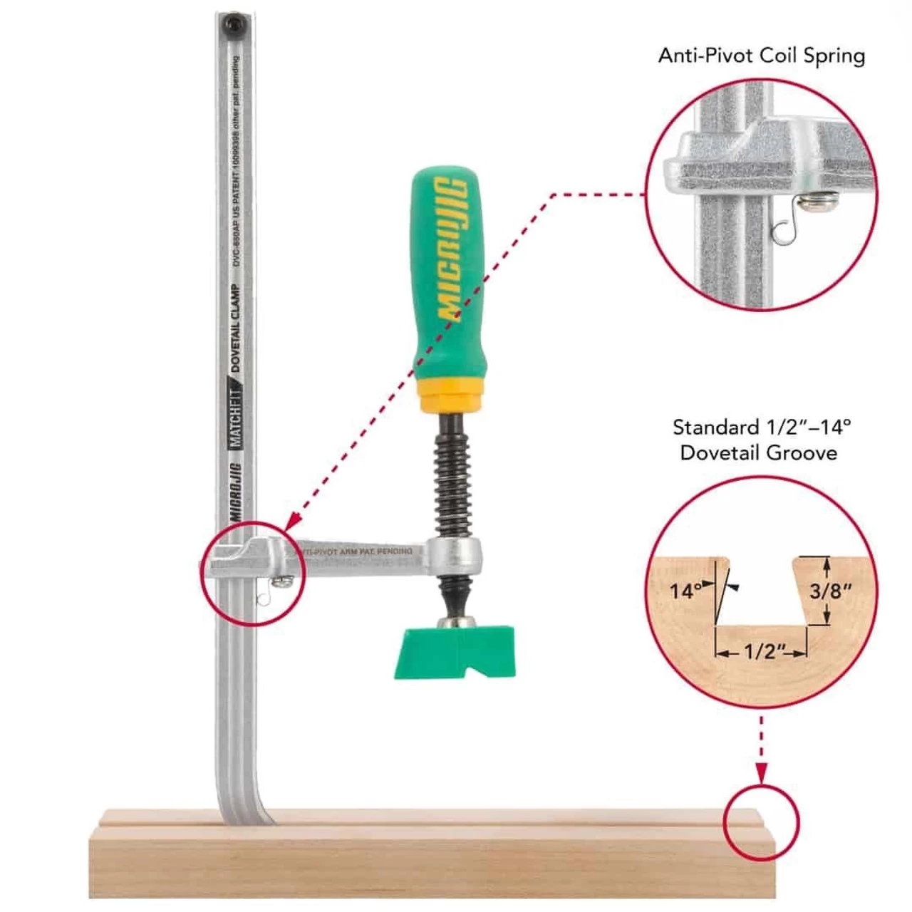 Micro Jig MATCHFIT Dovetail Clamp AP 4 Micro Jig MATCHFIT Dovetail Clamp AP - Image 2