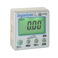 IGaging AngleCube Level And Protractor With Backlight - 3rd Generation