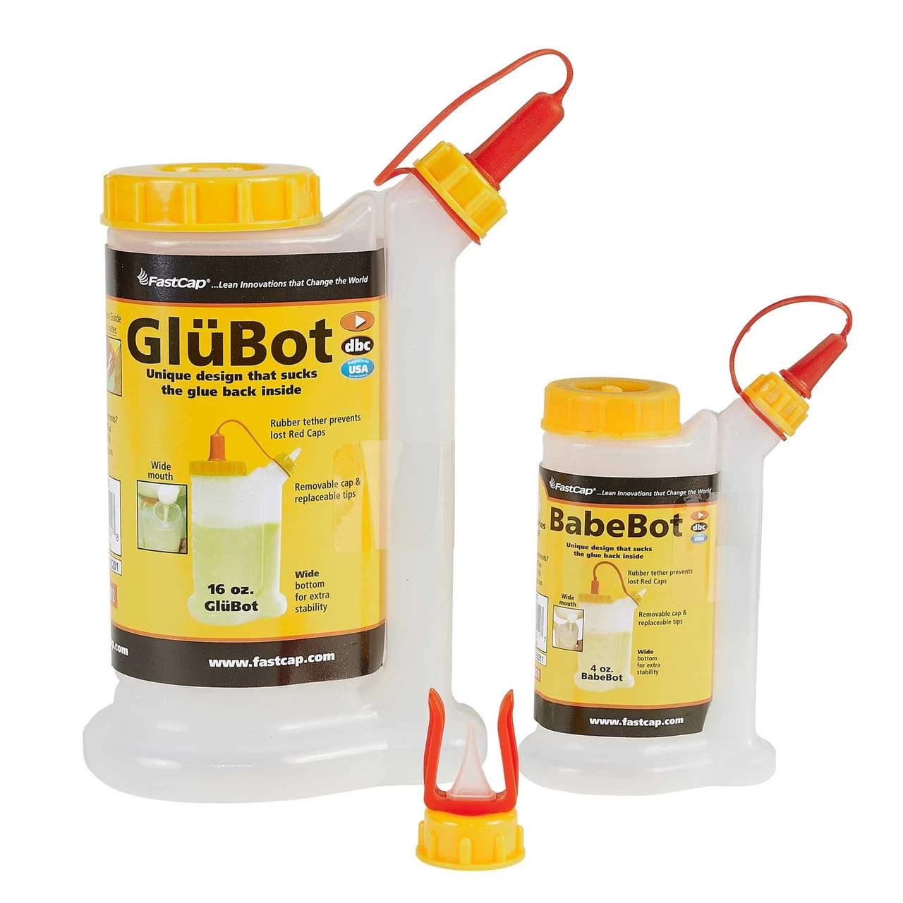 FastCap GluBot And BabeBot Glue Bottle - 16 Oz And 4 Oz 3 FastCap GluBot And BabeBot Glue Bottle - 16 Oz And 4 Oz